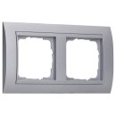 Gira 021236 Abdeckrahmen 2-fach Zwischenrahmen Farbe Alu...