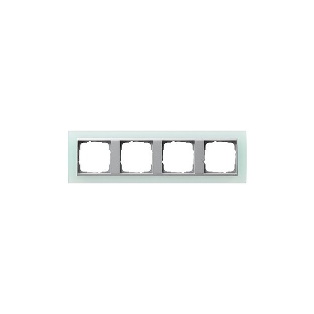 Gira 021451 Abdeckrahmen 4-fach Zwischenrahmen Farbe Alu Gira Event Opak Mint