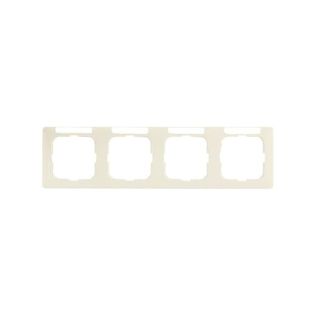 Busch-Jaeger 1734 NSKA-212 Busch-Duro 2000® SI Linear-Abdeckrahmen 4-fach Rahmen (Thermoplast) Weiß Busch-Duro 2000® SI 2CKA001754A4099