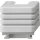 Gira 000830 Adapter Leitungseinführung 1-fach Kanal 15 x 15 mm WG AP Grau