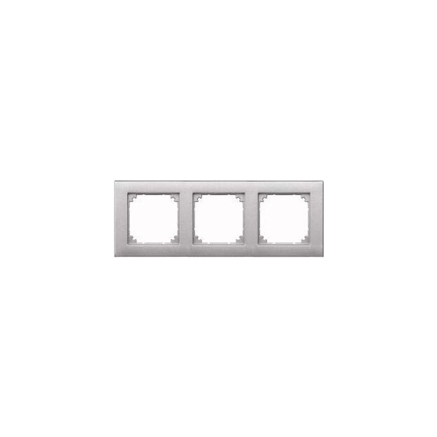Merten 486360 M-PLAN-Rahmen 3-fach Aluminium