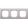 Merten 486360 M-PLAN-Rahmen 3-fach Aluminium
