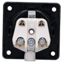 Berker 9418505 Steckdose SCHUKO mit Schraubklemmen Integro Modul-Einsätze Schwarz matt