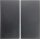 Berker 16231606 Wippe 2-fach S.1/B.3/B.7 Anthrazit matt