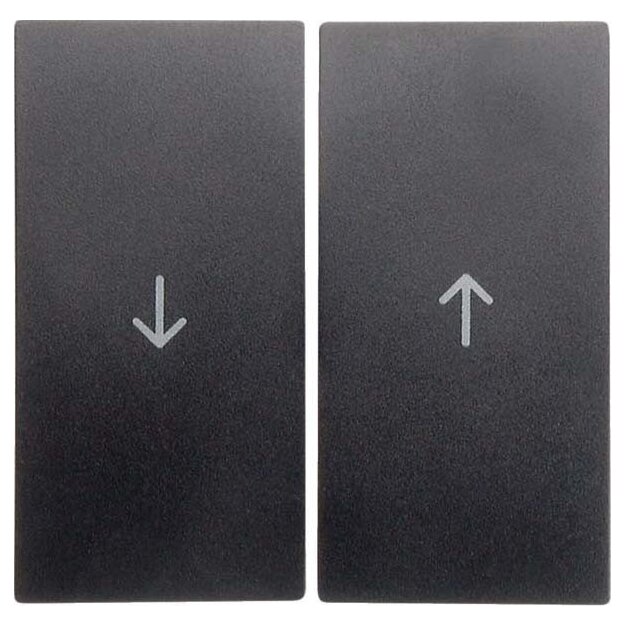 Berker 16251606 Wippe 2-fach mit Aufdruck Symbol Pfeil S.1/B.3/B.7 Anthrazit matt