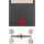 Berker 16281606 Wippe mit 5 beiliegenden Linsen und Beschriftungsfeld S.1/B.3/B.7 Anthrazit matt