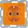 Berker 47431907 Steckdose SCHUKO mit Aufdruck S.1/B.3/B.7 Orange matt