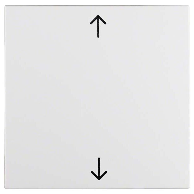 Berker 16201919 Wippe mit Aufdruck Symbol Pfeile S.1/B.3/B.7 Polarweiß matt