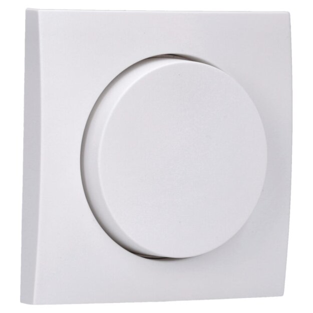 Berker 11371909 Zentralstück mit Regulierknopf für Drehdimmer S.1/B.3/B.7 Polarweiß matt