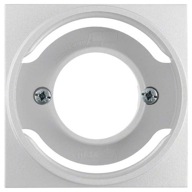 Berker 11981404 Zentralstück für Lichtsignal E14 S.1/B.3/B.7 Alu matt