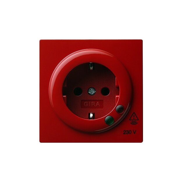 Gira 045143 Schuko ÜSS S-Color Rot