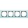 Gira 021418 Abdeckrahmen 4-fach Gira Esprit G Mint
