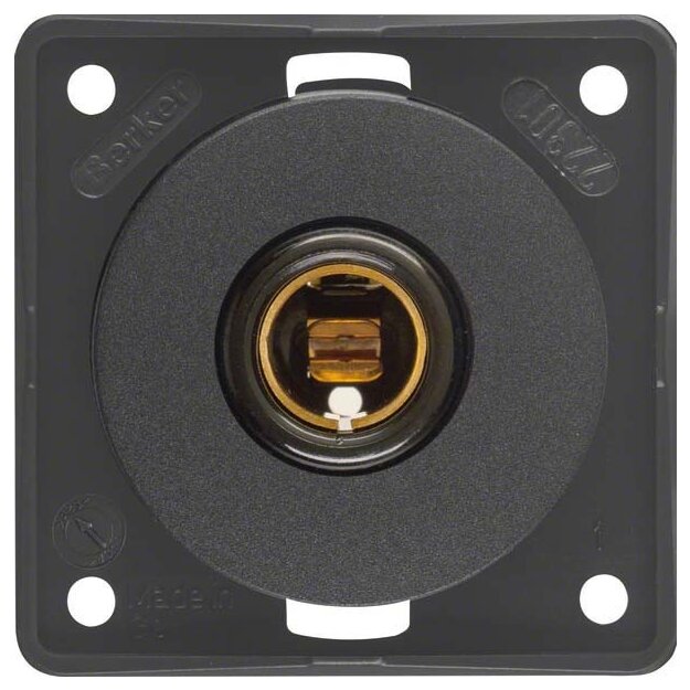 Berker 945172505 Steckdose 12 V Integro Modul-Einsätze Anthrazit matt