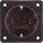 Berker 947782501 Steckdose SCHUKO mit Steckklemmen Integro Modul-Einsätze Braun matt