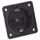 Berker 941852501 Steckdose SCHUKO mit Schraubklemmen Integro Modul-Einsätze Braun matt