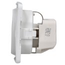 Berker 941852502 Steckdose SCHUKO mit Schraubklemmen Integro Modul-Einsätze Polarweiß matt