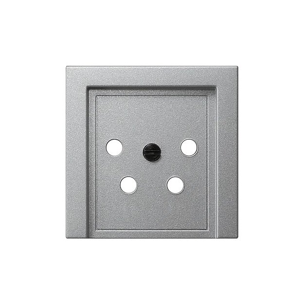Gira 027926 Abdeckung KPN-Anschlussdose 4-p System 55 Farbe Alu