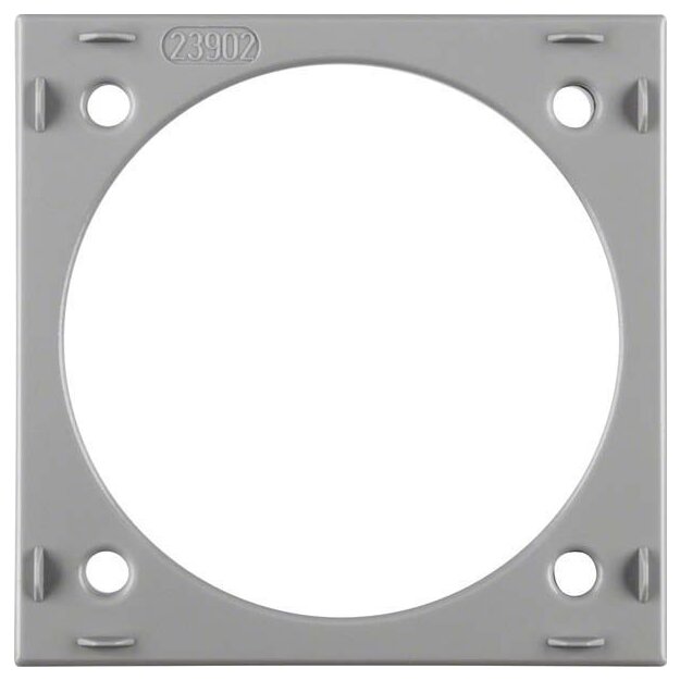 Berker 918252506 Aufbau-Distanzring Integro Flow Grau glänzend