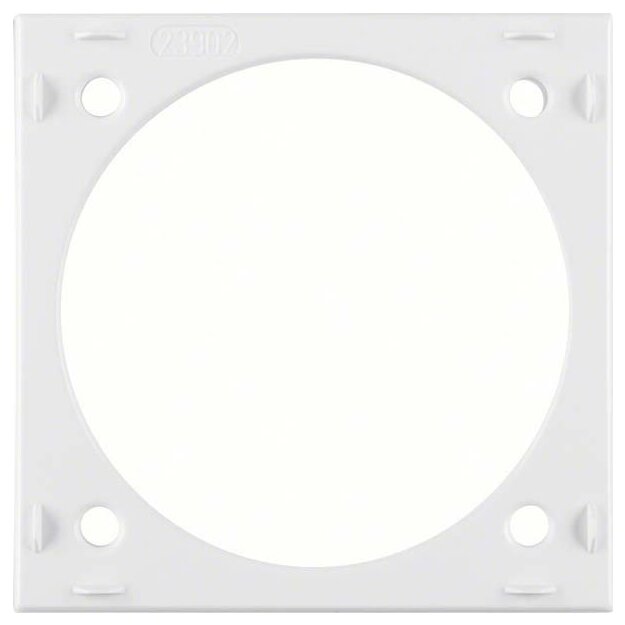 Berker 918252512 Aufbau-Distanzring Integro Flow/Pure Polarweiß glänzend