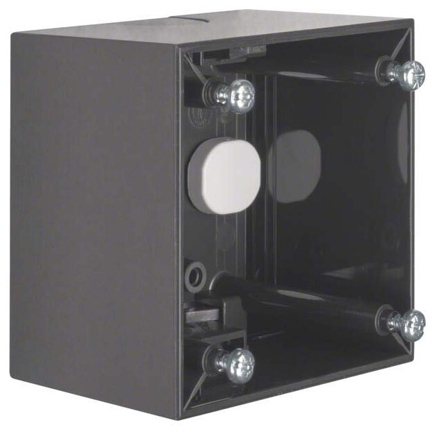 Berker 911512505 Aufbau-Gehäuse hoch Aufputz Integro Flow Anthrazit glänzend