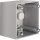 Berker 911512507 Aufbau-Gehäuse hoch Aufputz Integro Flow Grau glänzend