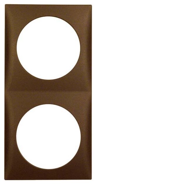 Berker 918262511 Rahmen 2-fach Integro Flow Braun matt