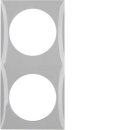 Berker 918262507 Rahmen 2-fach Integro Flow Grau...