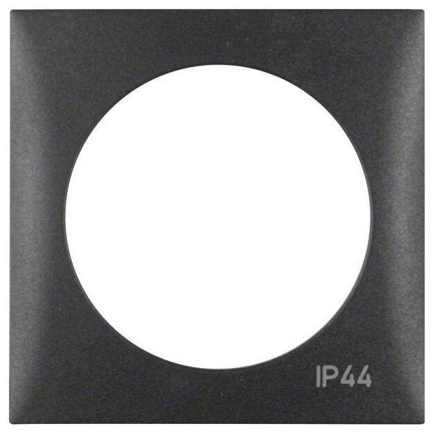 Berker 918272595 Rahmen mit Aufdruck "IP44" Integro Flow Anthrazit matt
