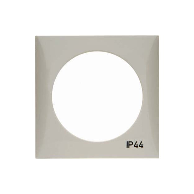 Berker 918272599 Rahmen mit Aufdruck "IP44" Integro Flow Polarweiß glänzend