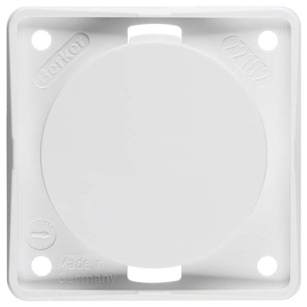 Berker 945162509 Blindverschluss Integro Modul-Einsätze Polarweiß glänzend