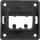 Berker 9455905 Tragplatte 2-fach für MINI-COM Module Integro Modul-Einsätze Schwarz glänzend