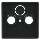 Busch-Jaeger 1743-81 Zentralscheibe als Abdeckung für handelsübliche Antennensteckdosen (Thermoplast) Anthrazit Busch-dynasty® 2CKA001724A4252