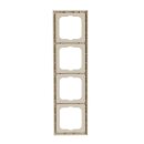Busch-Jaeger 1724-182K future® linear-Abdeckrahmen 4-fach Rahmen (Thermoplast) Weiß future® linear 2CKA001754A4233