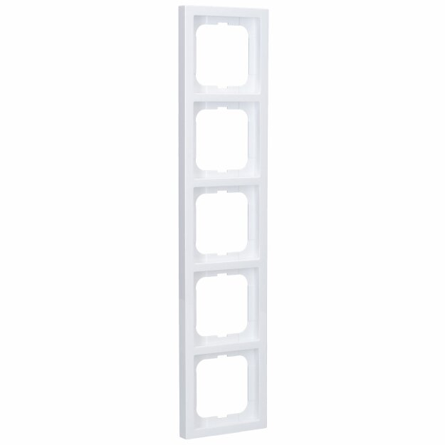 Busch-Jaeger 1725-184K future® linear-Abdeckrahmen 5-fach Rahmen (Thermoplast) Studioweiß future® linear 2CKA001754A4239