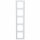 Busch-Jaeger 1725-184K future® linear-Abdeckrahmen 5-fach Rahmen (Thermoplast) Studioweiß future® linear 2CKA001754A4239