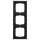 Busch-Jaeger 1723-181K future® linear-Abdeckrahmen 3-fach Rahmen (Thermoplast) Anthrazit future® linear 2CKA001754A4242