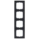 Busch-Jaeger 1724-181K future® linear-Abdeckrahmen 4-fach Rahmen (Thermoplast) Anthrazit future® linear 2CKA001754A4243
