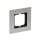 Busch-Jaeger 1721-860 Abdeckrahmen 1-fach Rahmen (Metall) Edelstahl carat® 2CKA001754A4254