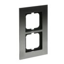 Busch-Jaeger 1722-860 Abdeckrahmen 2-fach Rahmen (Edelstahl) Edelstahl carat® 2CKA001754A4255