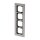 Busch-Jaeger 1724-860 Abdeckrahmen 4-fach Rahmen (Metall) Edelstahl carat® 2CKA001754A4257