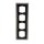 Busch-Jaeger 1724-860 Abdeckrahmen 4-fach Rahmen (Metall) Edelstahl carat® 2CKA001754A4257