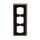 Busch-Jaeger 1723-821 Abdeckrahmen 3-fach Rahmen (Metall) Bronze carat® 2CKA001754A4260