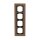 Busch-Jaeger 1724-821 Abdeckrahmen 4-fach Rahmen (Metall) Bronze carat® 2CKA001754A4261