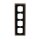 Busch-Jaeger 1724-821 Abdeckrahmen 4-fach Rahmen (Metall) Bronze carat® 2CKA001754A4261