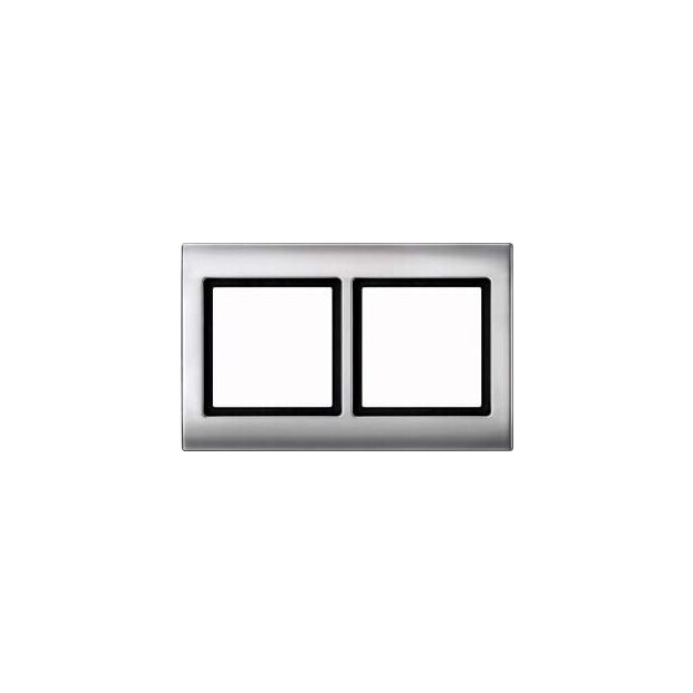 Merten 400260 AQUADESIGN-Rahmen 2-fach Aluminium