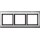 Merten 400360 AQUADESIGN-Rahmen 3-fach Aluminium