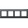 Merten 400414 AQUADESIGN-Rahmen 4-fach Anthrazit