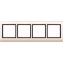 Merten 400444 AQUADESIGN-Rahmen 4-fach Weiß