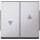 Merten 343460 Wippe für Rollladenschalter und -taster Aluminium AQUADESIGN