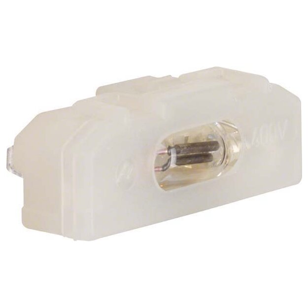 Berker 1600 Glimmaggregat Modul-Einsätze klar transparent